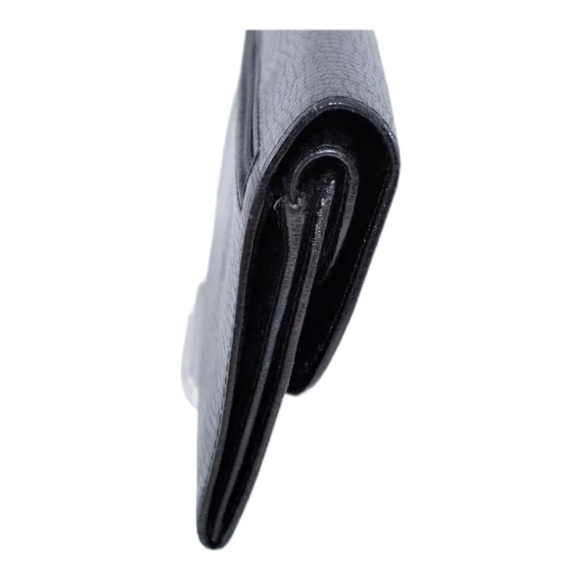 Christian Dior— Rare, Vintage:Black Leather CD Logo Long Wallet - Picture 8 of 10